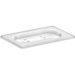 Couvercle pour Bac Gastronorme Polycarbonate GN1/9 Transparent | Adexa P819L