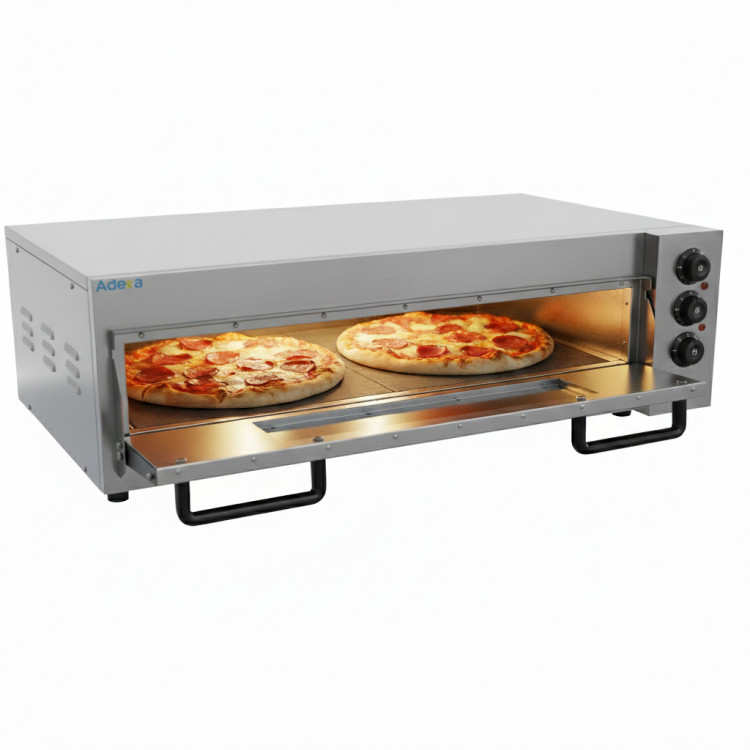 Four à pizza électrique de comptoir pour 2 pizzas de 38 cm (15 pouces) | Adexa PF15X2 Four à pizza électrique de comptoir pour 2 pizzas de 38 cm (15 pouces) | Adexa PF15X2