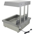 Station de chauffe-copeaux commerciale en acier inoxydable avec lampe antidéflagrante et thermostat, 700 x 630 x 760 mm | Adexa PFW1T2
