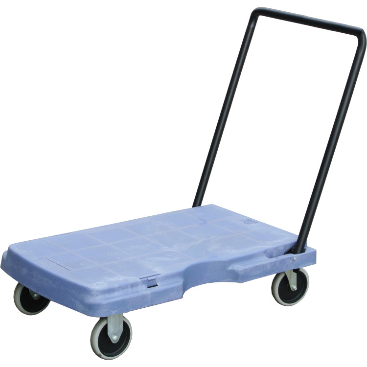 Chariot de manutention pliable professionnel robuste avec poignée, capacité de 182 kg, dimensions 800 x 520 mm | Adexa PPT8052