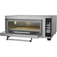 Four à pizza professionnel électrique 1 chambre 400x400mm 450°C Commandes numériques 2,6 kW 230V | Adexa PS441BE