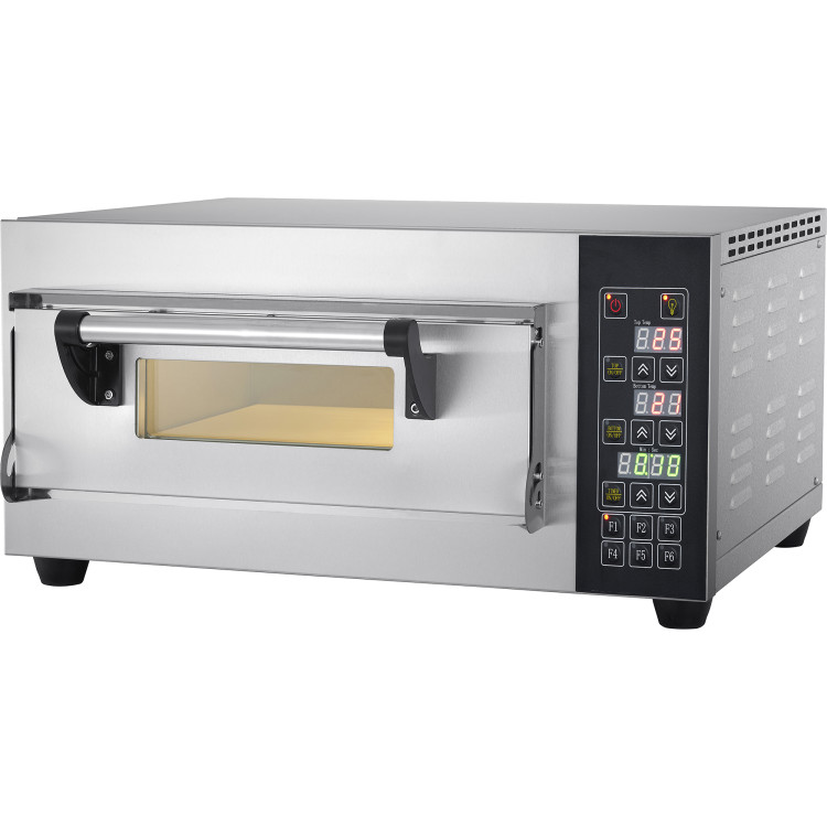 Four à pizza professionnel Électrique 1 chambre 1 pizza x 30cm 400°C Commandes numériques 2,6kW 230V | Adexa PS441S
