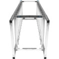 Chariot à étagères/plateaux/casseroles à 10 niveaux pour largeur 240-335 mm en acier inoxydable | Adexa PT10