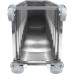 Chariot à rack/plateau/casserole à 10 niveaux pour une largeur de 310 à 350 mm Côtés couverts en acier inoxydable | Adexa PT10P