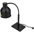 Lampe chauffante infrarouge flexible à une tête, autoportante, 268 × 203 × 664 mm, finition noire | Adexa PW2SH