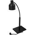 Lampe chauffante infrarouge flexible à une tête, autoportante, 268 × 203 × 664 mm, finition noire | Adexa PW2SH