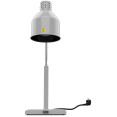 Lampe chauffante infrarouge flexible à une tête, sur pied, 268 × 203 × 664 mm, finition grise | Adexa PW2SY