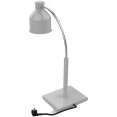 Lampe chauffante infrarouge flexible à une tête, sur pied, 268 × 203 × 664 mm, finition grise | Adexa PW2SY
