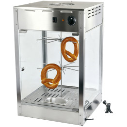 Chauffe-churros/bretzels professionnel en acier inoxydable avec grille rotative, lampe intégrée, thermostat réglable et largeur pour 35,5 cm (14 po) | Adexa PZ0214 Chauffe-churros/bretzels professionnel en acier inoxydable avec grille rotative, lampe intégrée, thermostat réglable et largeur pour 35,5 cm (14 po) | Adexa PZ0214