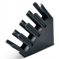 Porte-gobelet noir 490 x 115 x 450 mm | Adexa QHW344