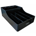 Organiseur noir 300 x 100 x 200 mm | Adexa QHW366
