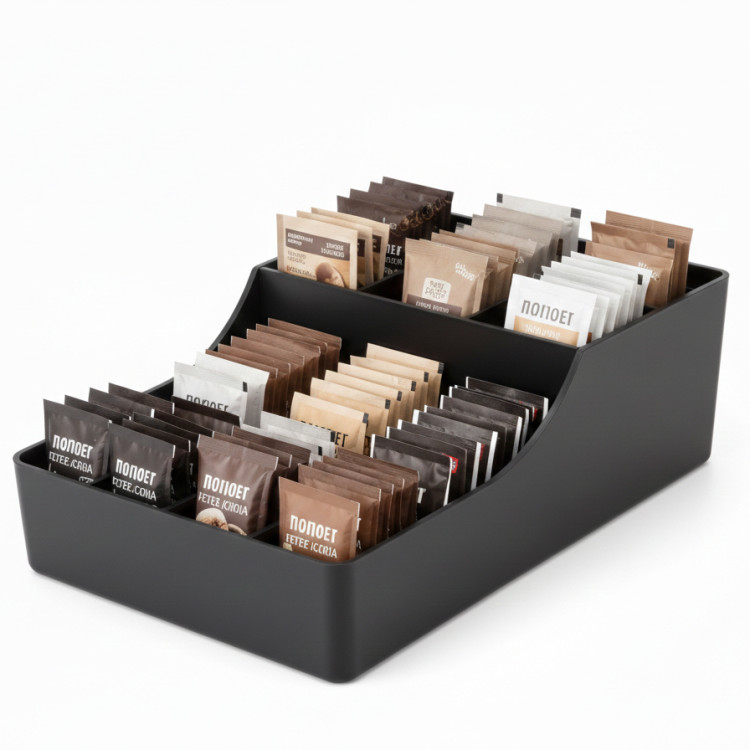 Organiseur noir 300 x 100 x 200 mm | Adexa QHW366