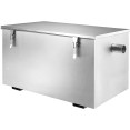 Piège à graisse commercial en acier inoxydable avec couvercle et vanne de sortie 300 x 250 x 250 mm | Adexa QNH504