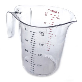 Verre doseur en polycarbonate 1 litre Robuste | Adexa QY0311003