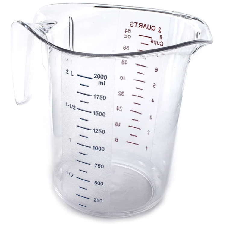 Verre doseur en polycarbonate 2 litres Robuste | Adexa QY0311004
