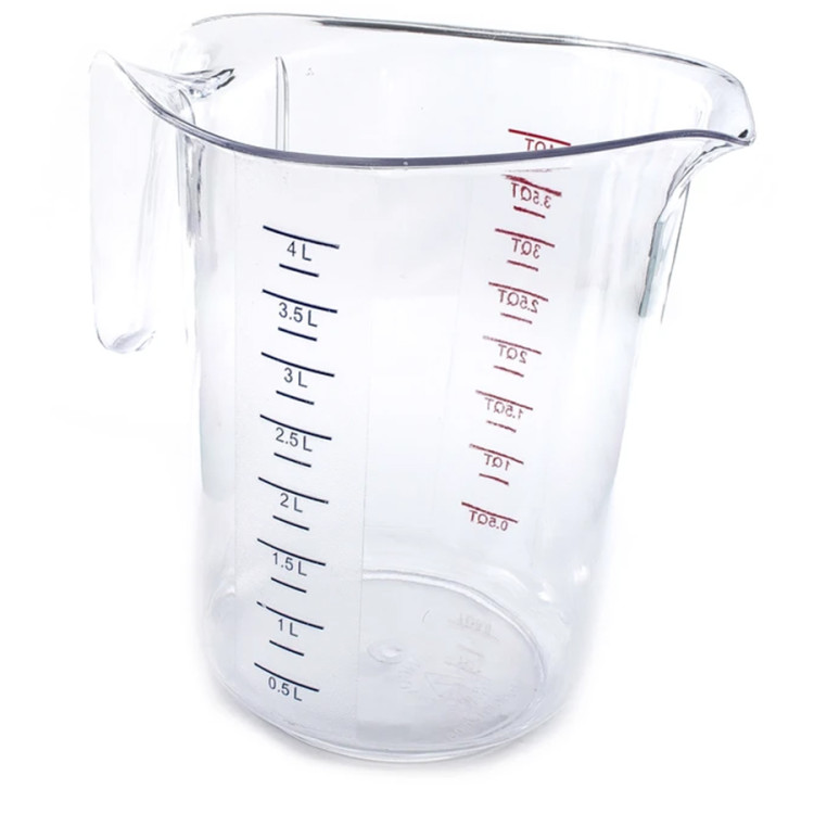 Verre doseur en polycarbonate 4 litres Robuste | Adexa QY0311005