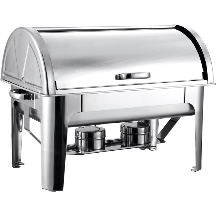 Roll top Chafer GN1/1 Inox Poli miroir 9 litres | Adexa R23301