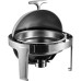 Roll top Chafer Round Inox Poli miroir 6 litres | Adexa RA2101B