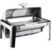 Roll top Chafer Chauffage électrique GN1/1 Inox Poli miroir 9 litres Vitre | Adexa RA2302BE