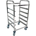 Chariot à paniers pour lave-vaisselle professionnel Acier inoxydable 5 niveaux 550x510x1000mm | Adexa RT5505