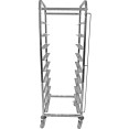 Chariot à paniers pour lave-vaisselle professionnel Acier inoxydable 9 niveaux 550x510x1700mm | Adexa RT5509