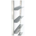 Chariot à paniers pour lave-vaisselle professionnel Acier inoxydable 2x9 niveaux 1185x533x1700mm | Adexa RT5509D