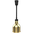 Lampe chauffante suspendue à une tête, infrarouge, chauffe-plats Ø170×261 mm, finition dorée | Adexa S1205