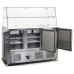 Frigo Saladette Professionnel Vitrine 3 portes | Adexa S93SQ