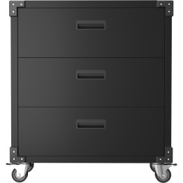 Armoire à outils professionnelle en acier noir à 3 tiroirs 800 x 420 x 900 mm | Adexa SART218