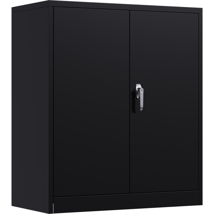 Armoire professionnelle en acier noir, 2 portes, 800 x 400 x 900 mm | Adexa SART244 Armoire professionnelle en acier noir, 2 portes, 800 x 400 x 900 mm | Adexa SART244