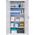 Armoire professionnelle en acier blanc, 2 portes, 800 x 400 x 1800 mm | Adexa SART604 Armoire professionnelle en acier blanc, 2 portes, 800 x 400 x 1800 mm | Adexa SART604