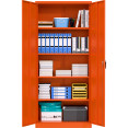 Armoire professionnelle en acier orange, 2 portes, 800 x 400 x 1800 mm | Adexa SART606 Armoire professionnelle en acier orange, 2 portes, 800 x 400 x 1800 mm | Adexa SART606