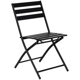 Chaise pliante en acier noir 450×580×810 mm | Adexa SC097S Chaise pliante en acier noir 450×580×810 mm | Adexa SC097S