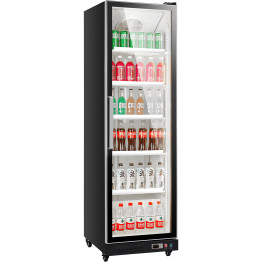 Présentoir Refroidisseur de bouteilles Vertical Porte simple 363 litres Conception à porte pleine | Adexa SC380FC