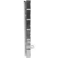 Auvent d'extraction Filtre à chicane et filtre Premium Mesh avec poignée et guides Acier inoxydable/Aluminium 500x250x40mm | Adexa DCF50254SM