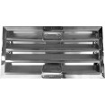 Auvent d'extraction Filtre à chicane avec poignée et guides Acier inoxydable 500x250x40mm | Adexa SCF50254HG
