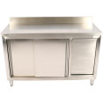 Armoire commerciale en acier inoxydable avec poubelle latérale droite et porte coulissante 1400 x 700 x 1000 mm | Adexa SCP70140BRBR Armoire commerciale en acier inoxydable avec poubelle latérale droite et porte coulissante 1400 x 700 x 1000 mm | Adexa SCP70140BRBR