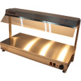 Chauffe-plats électrique avec portique 1040 mm 1,55 kW | Adexa SFW3M