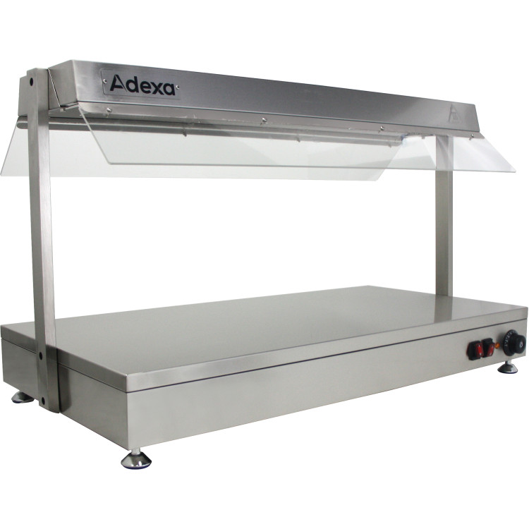 Chauffe-plats électrique avec portique 1040 mm 1,55 kW | Adexa SFW3M