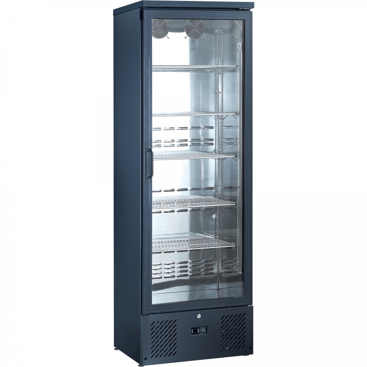 Refroidisseur de bouteilles de bar Vertical Porte simple 342 litres | Adexa SGD300