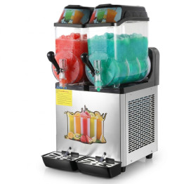 Machine à granita commerciale à double cuve 2 x 12 litres 400 x 550 x 790 mm | Adexa SM122