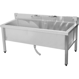 Évier à franges commercial en acier inoxydable avec panier bas et support à franges 2 en 1 1200 x 600 x 550 mm | Adexa SMSJYLR12060 Évier à franges commercial en acier inoxydable avec panier bas et support à franges 2 en 1 1200 x 600 x 550 mm | Adexa SMSJYLR12060