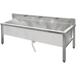 Évier à franges commercial en acier inoxydable avec panier bas et support à franges 2 en 1 1500 x 600 x 550 mm | Adexa SMSJYLR15060 Évier à franges commercial en acier inoxydable avec panier bas et support à franges 2 en 1 1500 x 600 x 550 mm | Adexa SMSJYLR15060