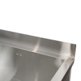 Évier commercial en acier inoxydable avec panier bas et support de balai 2 en 1 600 x 600 x 550 mm | Adexa SMSJYLR6060 Évier commercial en acier inoxydable avec panier bas et support de balai 2 en 1 600 x 600 x 550 mm | Adexa SMSJYLR6060