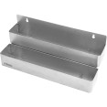 Rail de vitesse double en acier inoxydable 795 x 210 x 240 mm | Adexa SRD8021