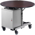 Armoire en acier inoxydable pour table de service ST01 445×330×530 mm | Adexa ST01C