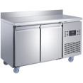 Réfrigérateur de comptoir commercial à 2 portes - Réfrigérateur de préparation en acier inoxydable 1349×700×950 mm (Classe énergétique A) | Adexa SUP102 Réfrigérateur de comptoir commercial à 2 portes - Réfrigérateur de préparation en acier inoxydable 1349×700×950 mm (Classe énergétique A) | Adexa SUP102