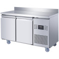 Réfrigérateur de comptoir commercial à 2 portes - Réfrigérateur de préparation en acier inoxydable 1349×700×950 mm (Classe énergétique A) | Adexa SUP102 Réfrigérateur de comptoir commercial à 2 portes - Réfrigérateur de préparation en acier inoxydable 1349×700×950 mm (Classe énergétique A) | Adexa SUP102