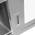 Armoire murale commerciale avec portes vitrées en acier inoxydable 1000 x 400 x 650 mm | Adexa SWCGD100402 Armoire murale commerciale avec portes vitrées en acier inoxydable 1000 x 400 x 650 mm | Adexa SWCGD100402