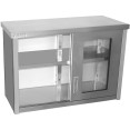 Armoire murale commerciale avec portes vitrées en acier inoxydable 1000 x 400 x 650 mm | Adexa SWCGD100402 Armoire murale commerciale avec portes vitrées en acier inoxydable 1000 x 400 x 650 mm | Adexa SWCGD100402